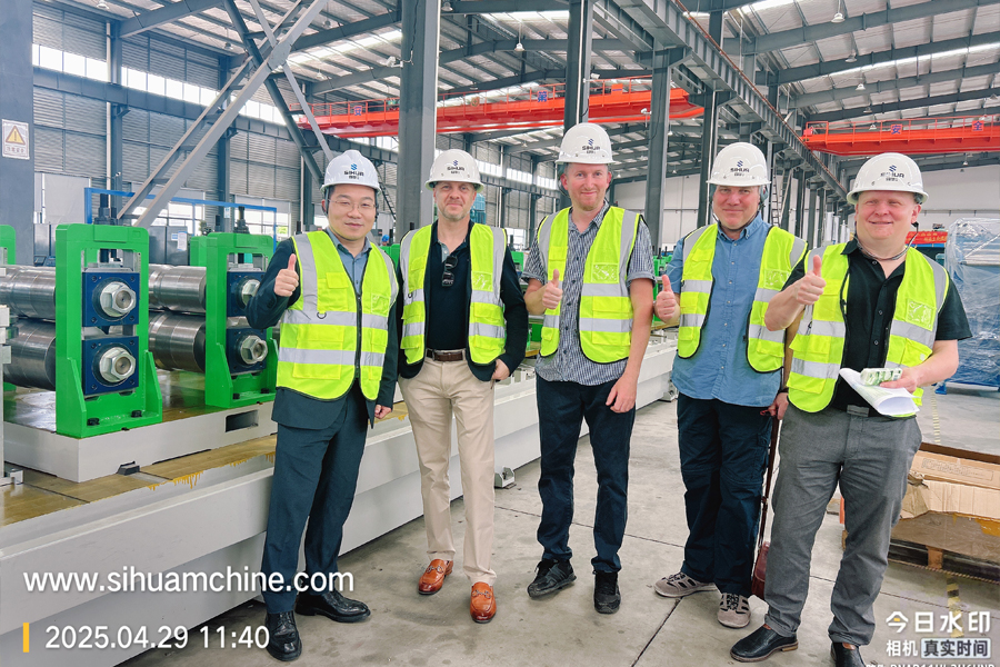 The machine will be inspected and accepted on April 25, 2025