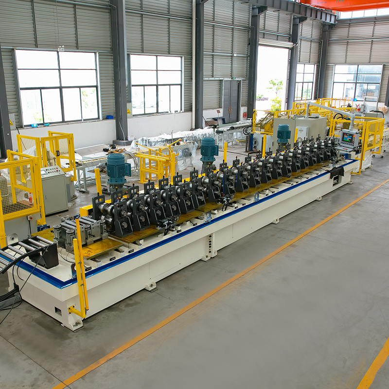Solar bracket auto change width roll forming machine