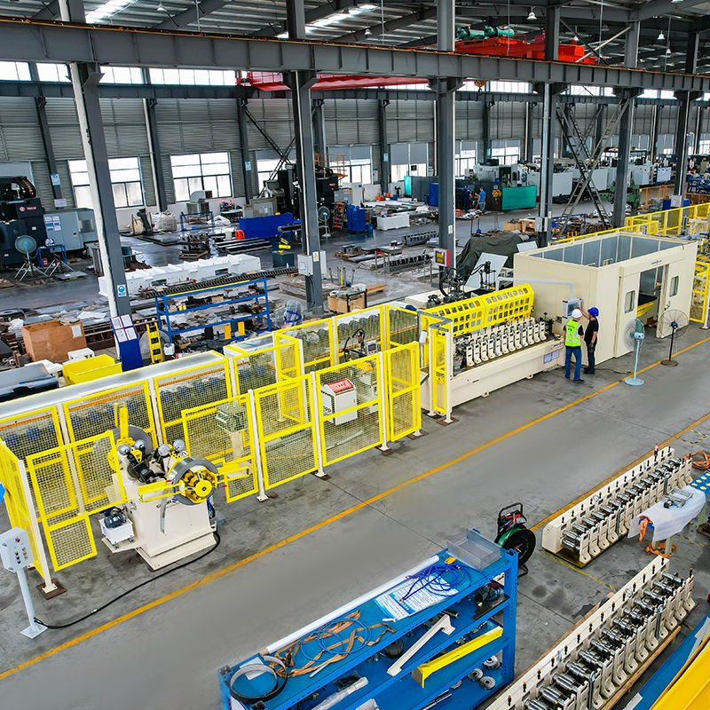 CU quick change cassette roll forming machine,gear box,automatic packing