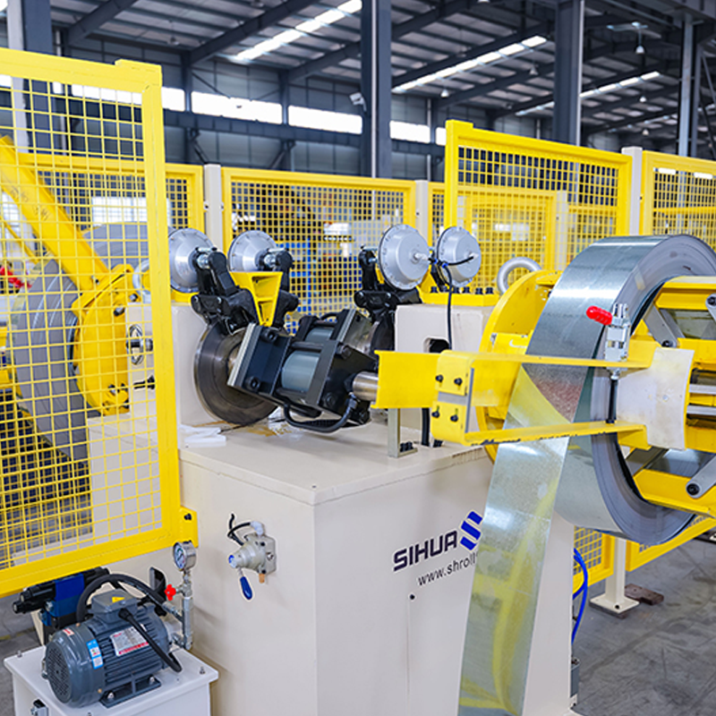 Stud and track automatic change width height thickness roll forming machine with auto packing system